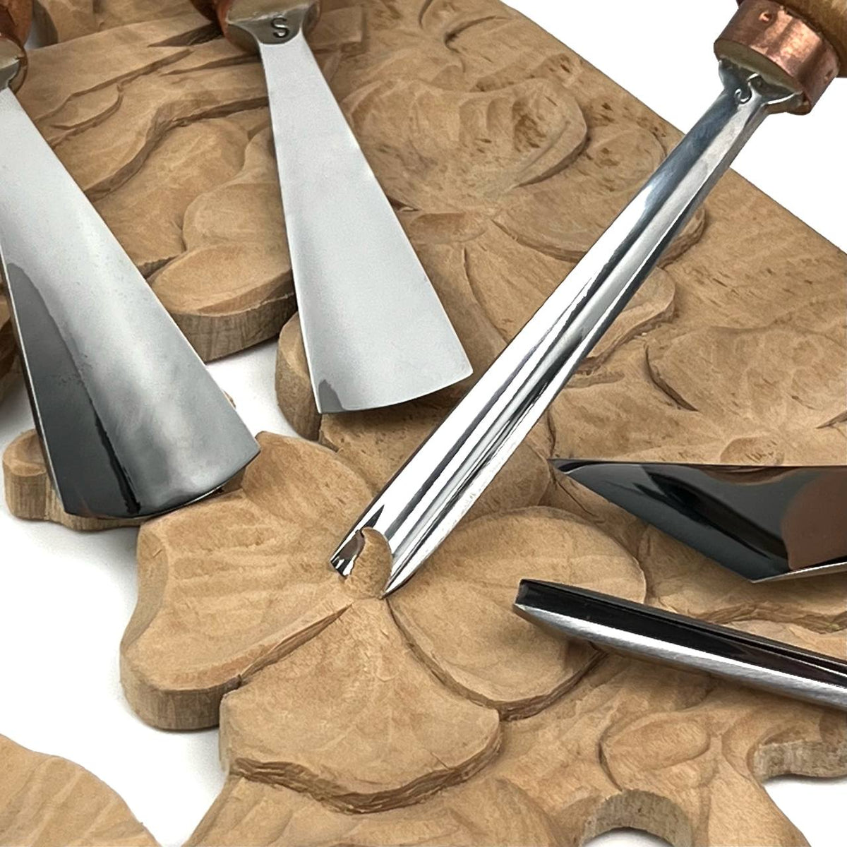Relief Carving Tool Set, 5-Piece STRYI Profi Kit for Fine Ornament