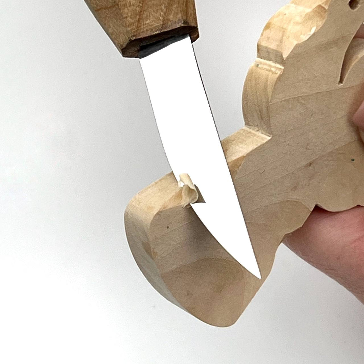 Wood Carving Knives set of 3pcs STRYI Profi in Wooden Storage Box