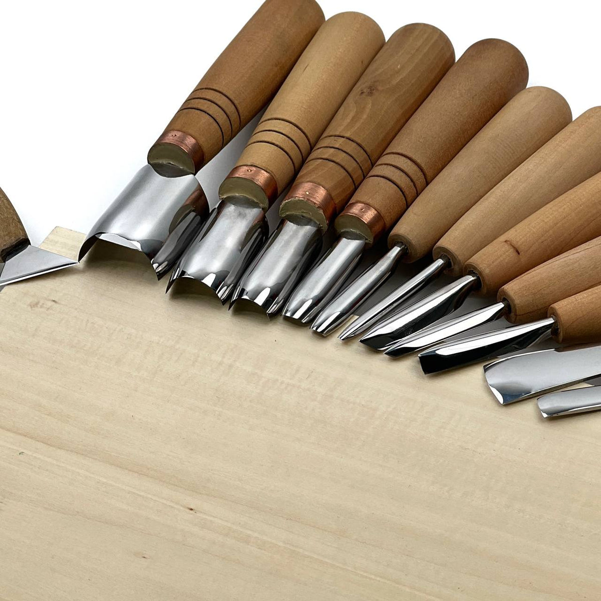 Basic set for woodcarving, Chip carving kit, Profi, Chip carving tools, Chip carving knives