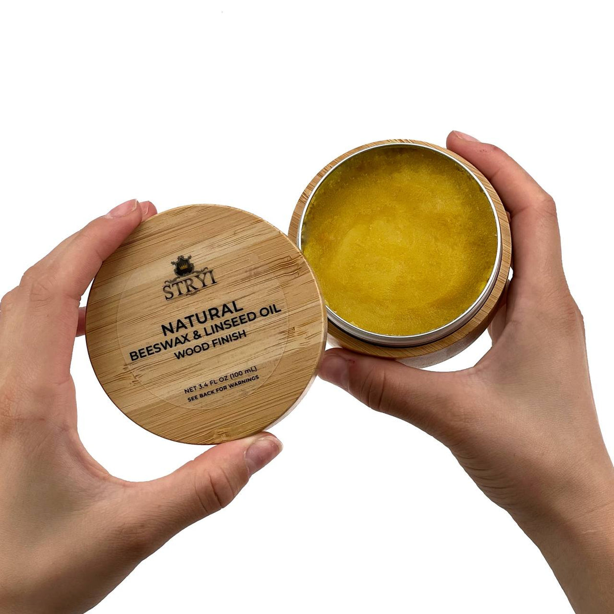 Natural Wood Wax STRYI Finish for Protecting Handmade Items