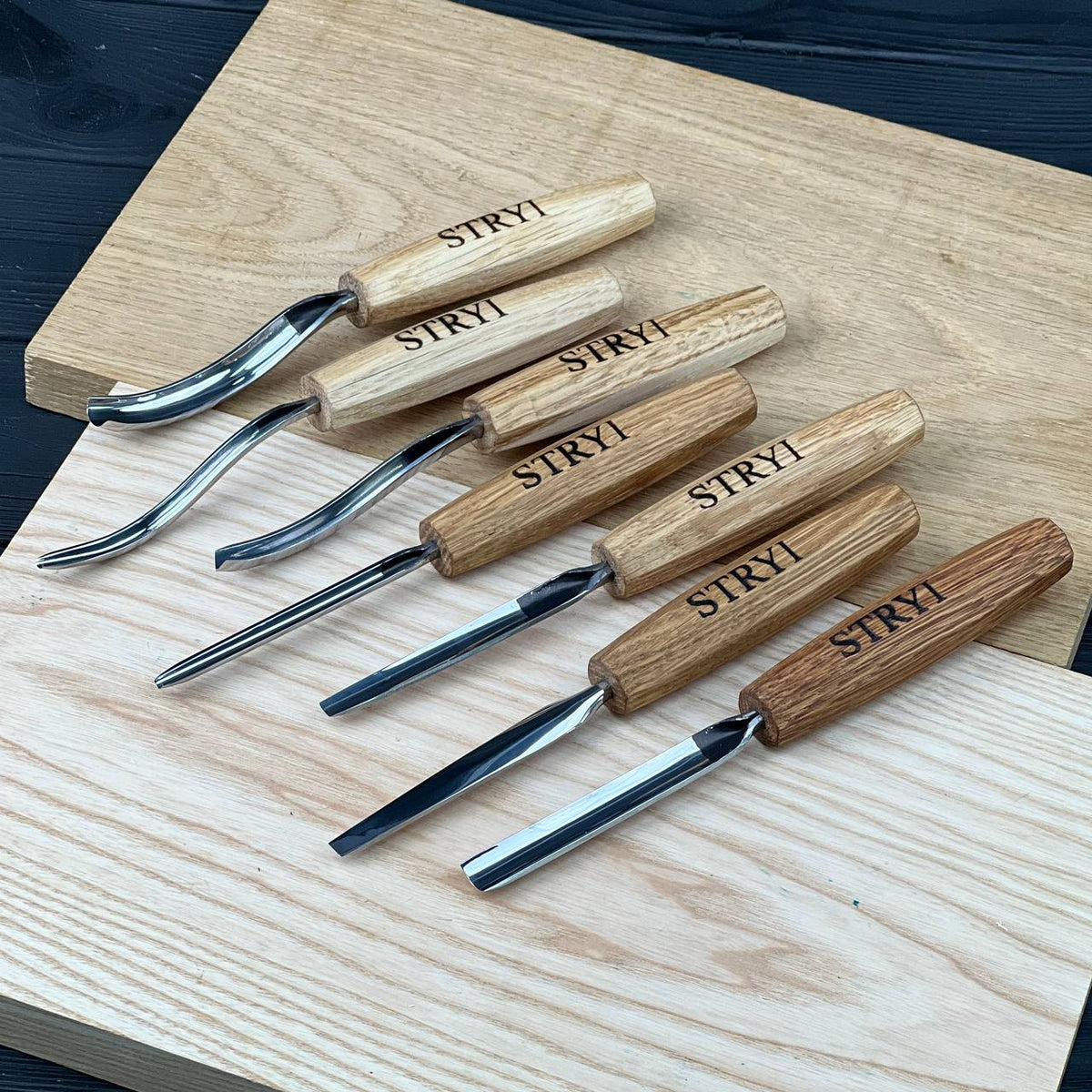 STRYI 7-Piece Compact & Lightweight Wood Carving Set for Beginners & Students