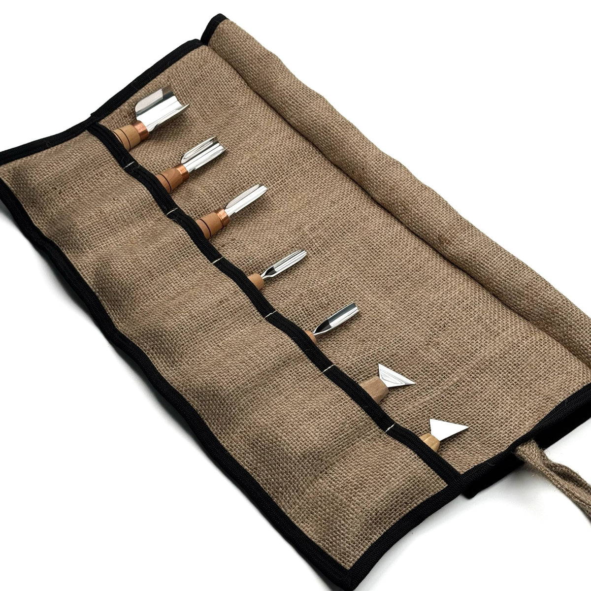 Chip Carving Set, 7-Piece STRYI Profi Kit for Volumetric Relief Carving