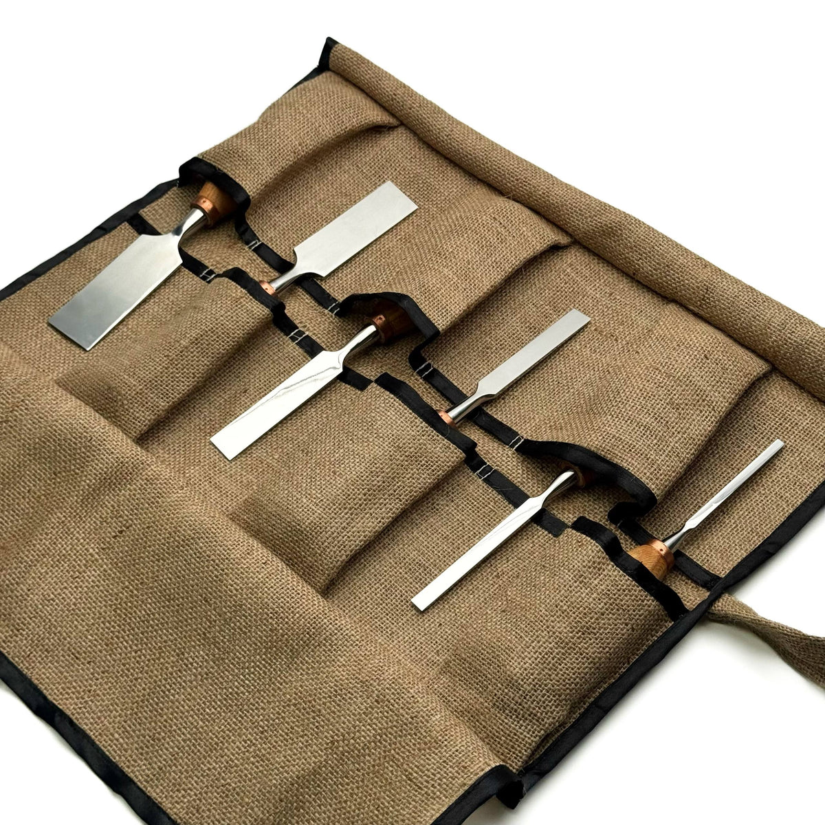 Wood Carving Chisel Set, Professional 6-Piece Heavy-Duty Straight Chisels | STRYI Profi