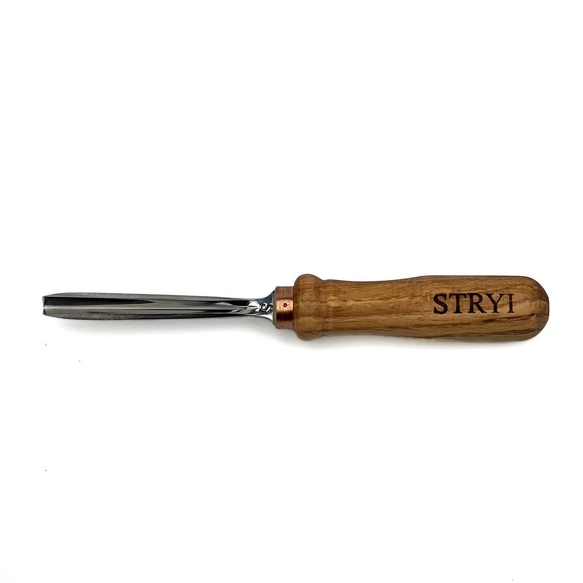 V Gouge 45° STRYI Profi Hand Forged for Detail Wood Carving
