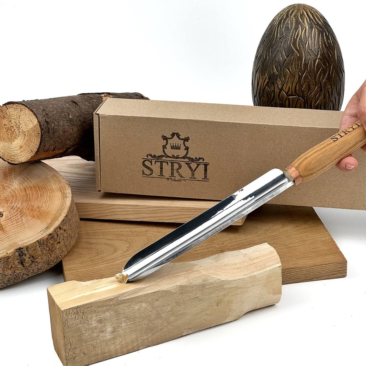 Spindle Gouge STRYI Profi for Lathe Work and Wood Turning