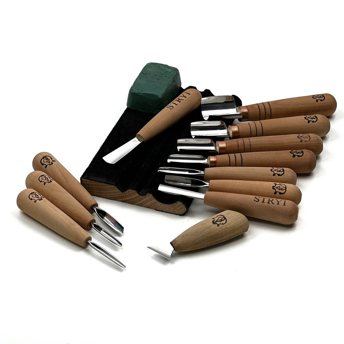 Basic set for woodcarving, Chip carving kit, Profi, Chip carving tools, Chip carving knives
