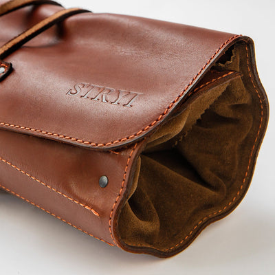 Genuine Leather Storage Roll-case  personalizated for storage carving tools, Gift for carver