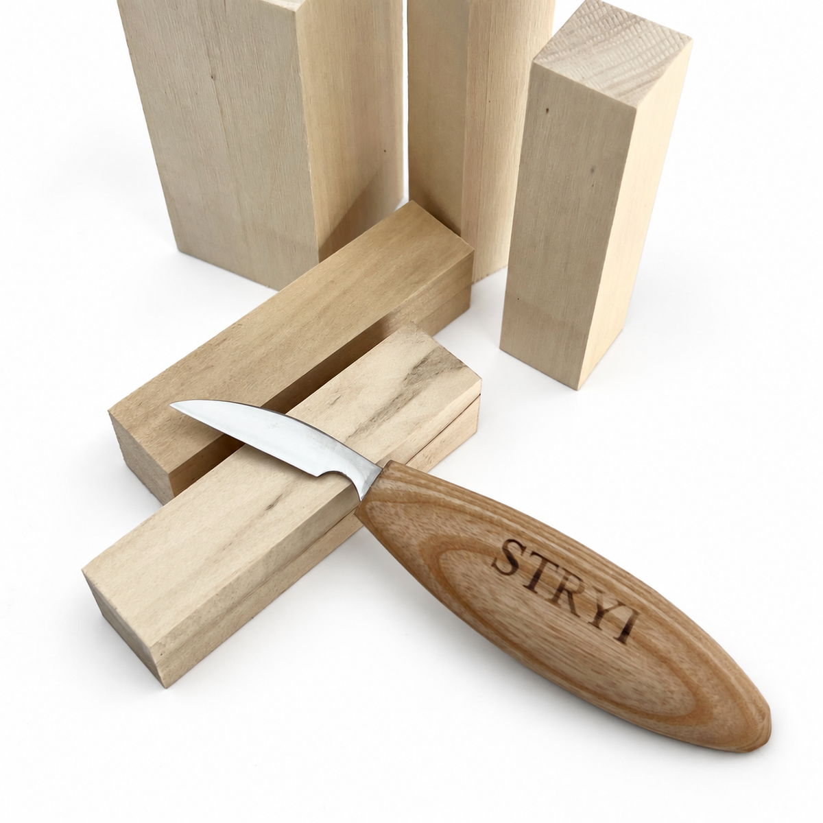 Chip and detailing carving knife 38mm STRYI Profi, Carving knives, Knife for woodcarving