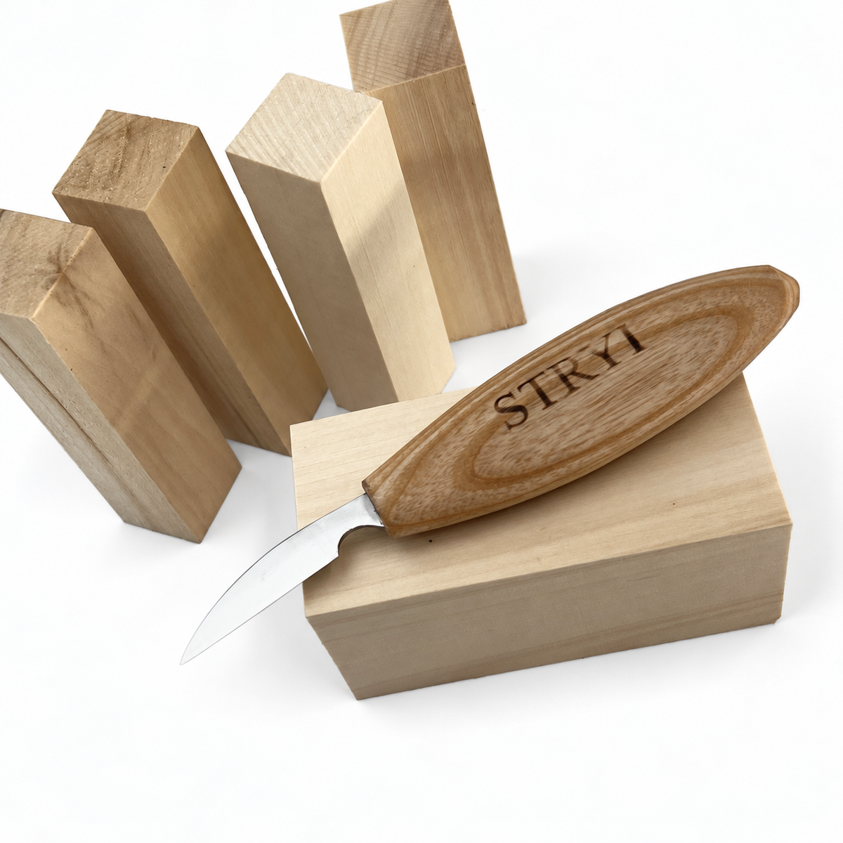 Chip and detailing carving knife 38mm STRYI Profi, Carving knives, Knife for woodcarving