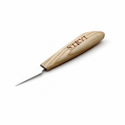 Wood Carving Knife , 40mm Blade, Detail Knife STRYI Profi — for Woodcarving