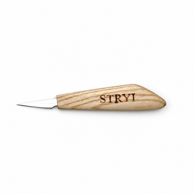 Wood Carving Knife , 40mm Blade, Detail Knife STRYI Profi — for Woodcarving