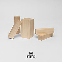 STRYI Basswood Wood Carving Blanks Set – 5 Pcs Whittling Blocks Kit for Beginners & Pros