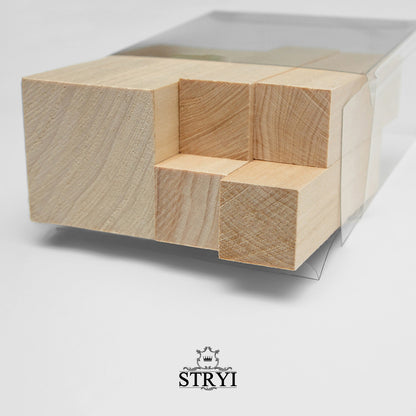 STRYI Basswood Wood Carving Blanks Set – 5 Pcs Whittling Blocks Kit for Beginners & Pros
