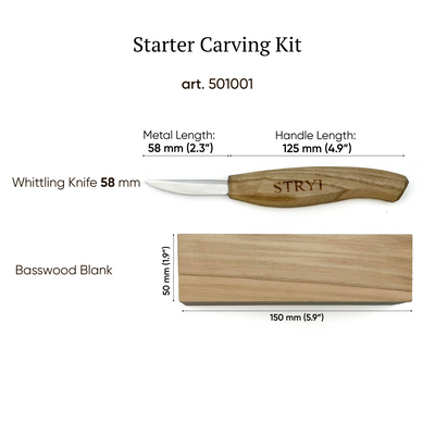 Controlled Geometry: The Whittling Kit for Kids & Beginners Carving Knives Set