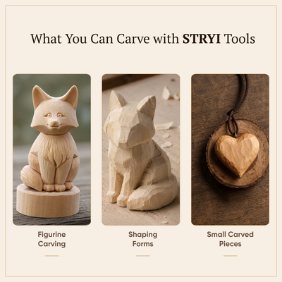 Controlled Geometry: The Whittling Kit for Kids & Beginners Carving Knives Set