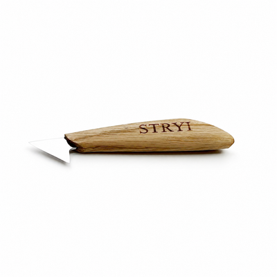 Wood Carving Knife, 35mm Blade, Relief Knife STRYI Profi — for Woodcarving