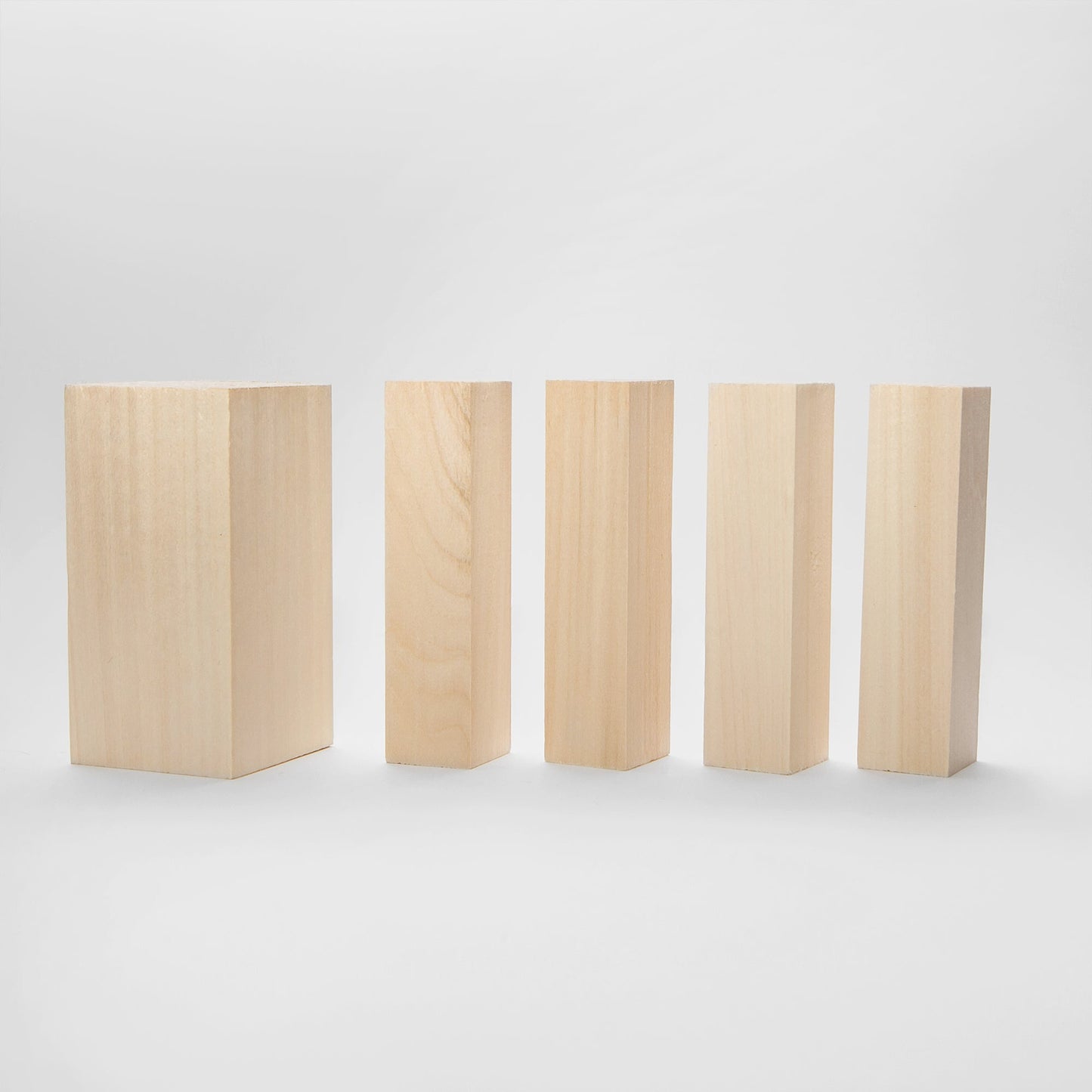 STRYI Basswood Wood Carving Blanks Set – 5 Pcs Whittling Blocks Kit for Beginners & Pros