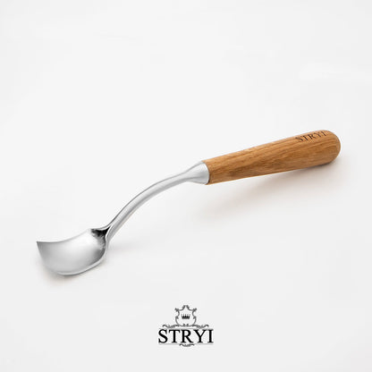 STRYI Profi Large Bent Gouge for Kuksa, Bowl and Deep Carving