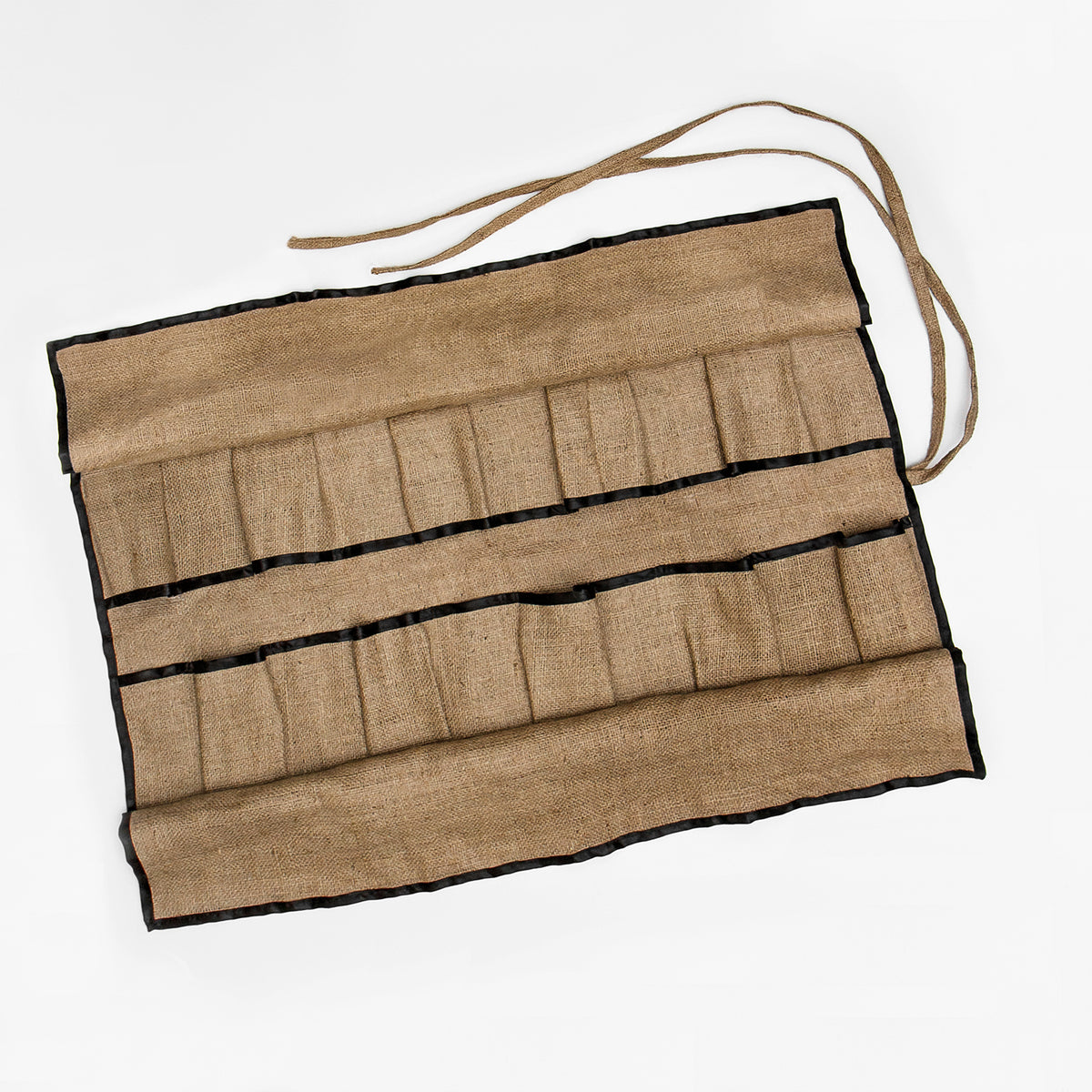 Burlap Storage Roll-case for storage 15 chisels, Tool organiser