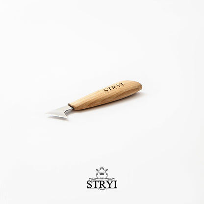 STRYI Profi 1.4 in (35mm) Relief Knife for Wood Carving Knife