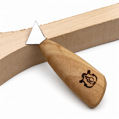 Chip Carving Knife 1" (25mm) STRYI-AY for Geometric Patterns