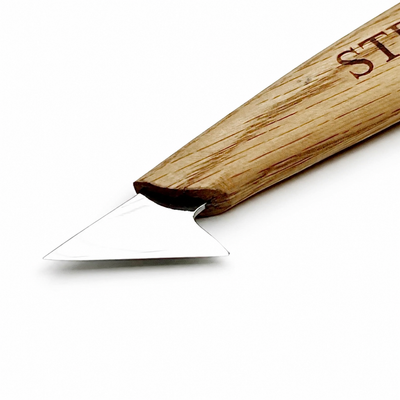 Wood Carving Knife, 35mm Blade, Relief Knife STRYI Profi — for Woodcarving
