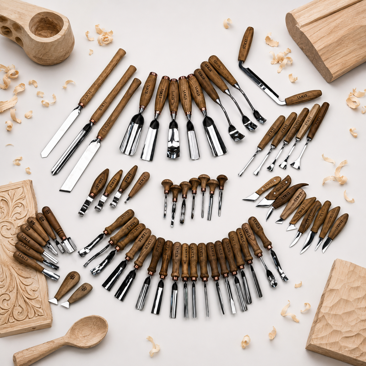 Woodworking: STRYI 64-Piece Professional Forge Set