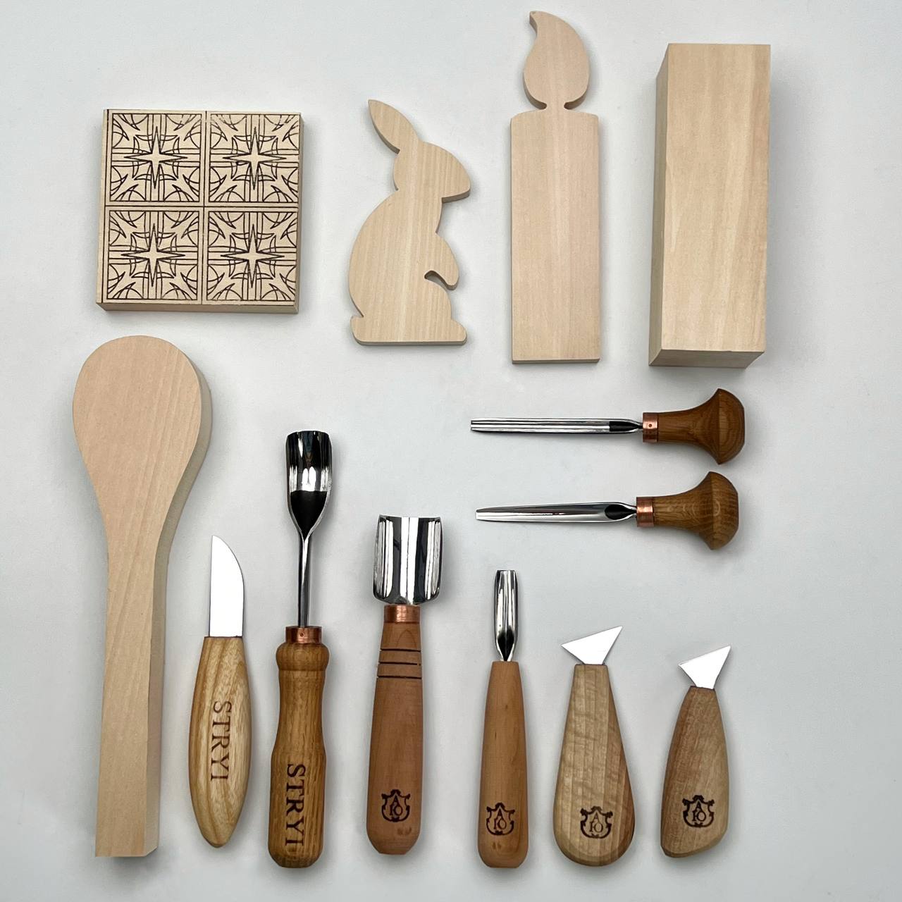 Master Wood Carving: 12-Piece STRYI Profi Versatile Craft Set