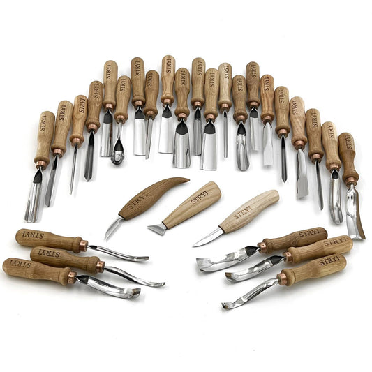 Master Sculptor’s: 30-Piece STRYI Profi Woodworking Set
