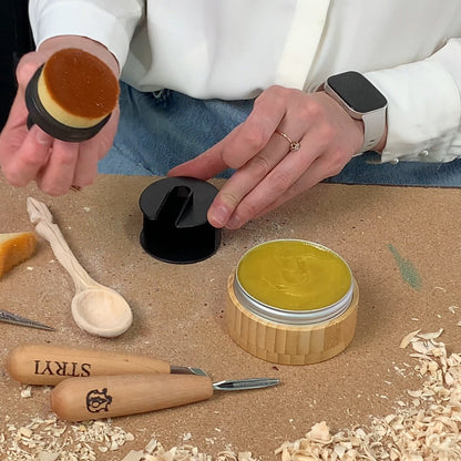 Natural Wax for covering wooden items | STRYI Premium Wood Care