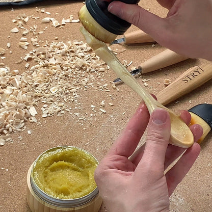 Natural Wax for covering wooden items | STRYI Premium Wood Care