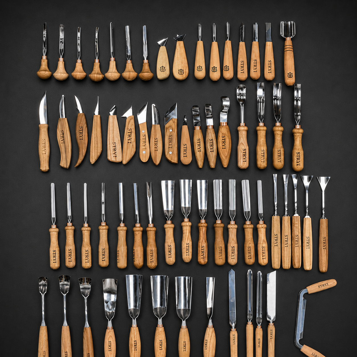 Woodworking: STRYI 64-Piece Professional Forge Set