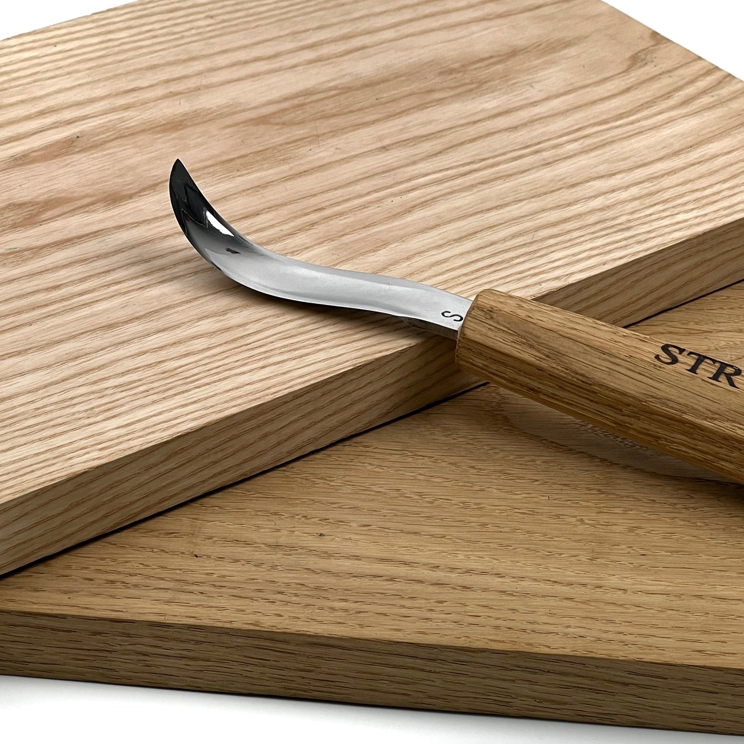 STRYI Spoon Carving Hook Knife Shallow Curve Wood Carving Tool for Spoons and Spatulas