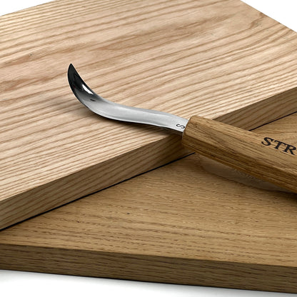 STRYI Spoon Carving Hook Knife Shallow Curve Wood Carving Tool for Spoons and Spatulas