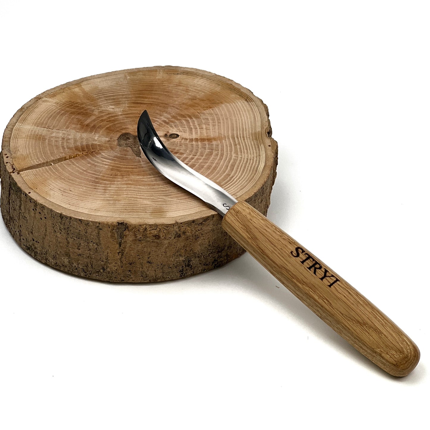 STRYI Spoon Carving Hook Knife Shallow Curve Wood Carving Tool for Spoons and Spatulas