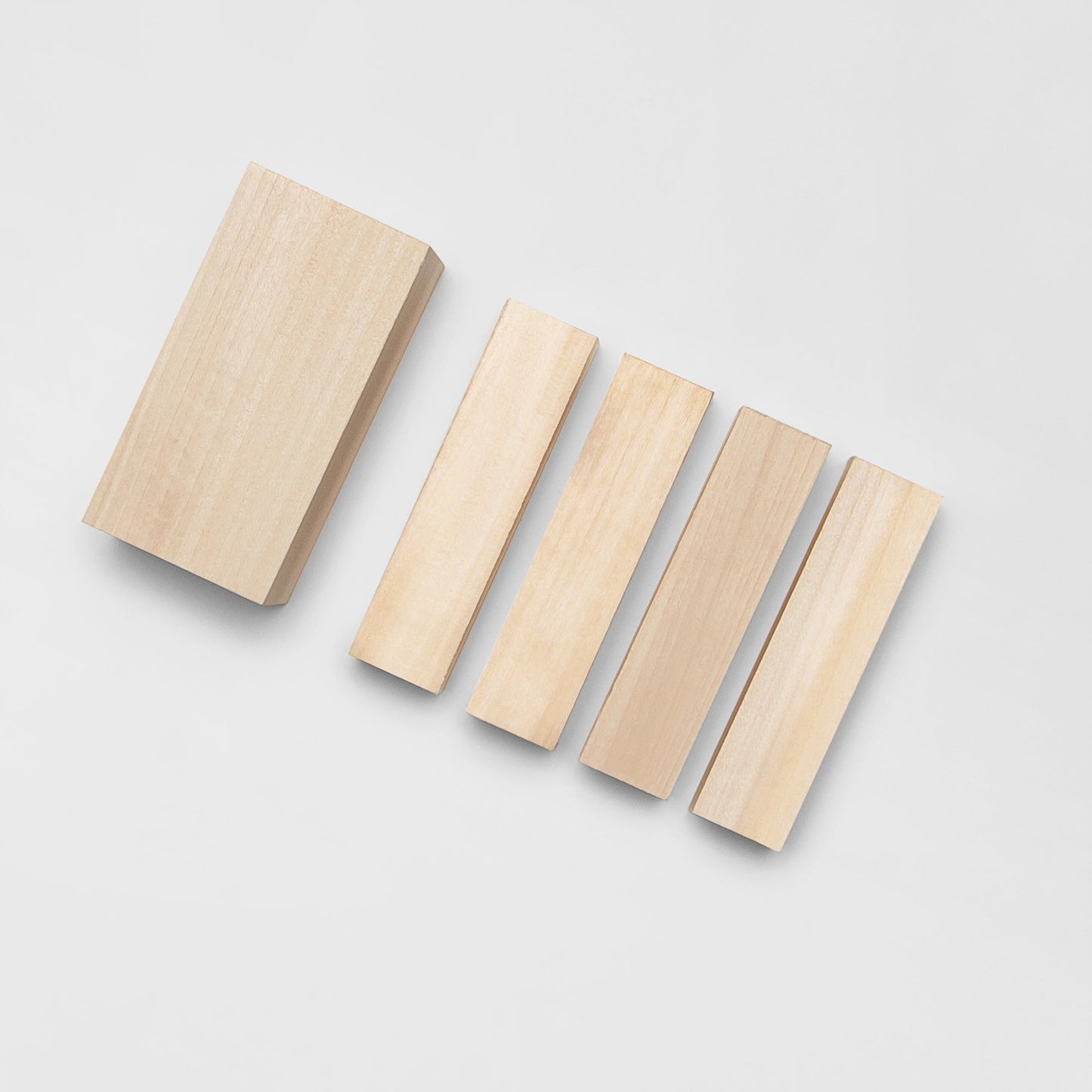 STRYI Basswood Wood Carving Blanks Set – 5 Pcs Whittling Blocks Kit for Beginners & Pros