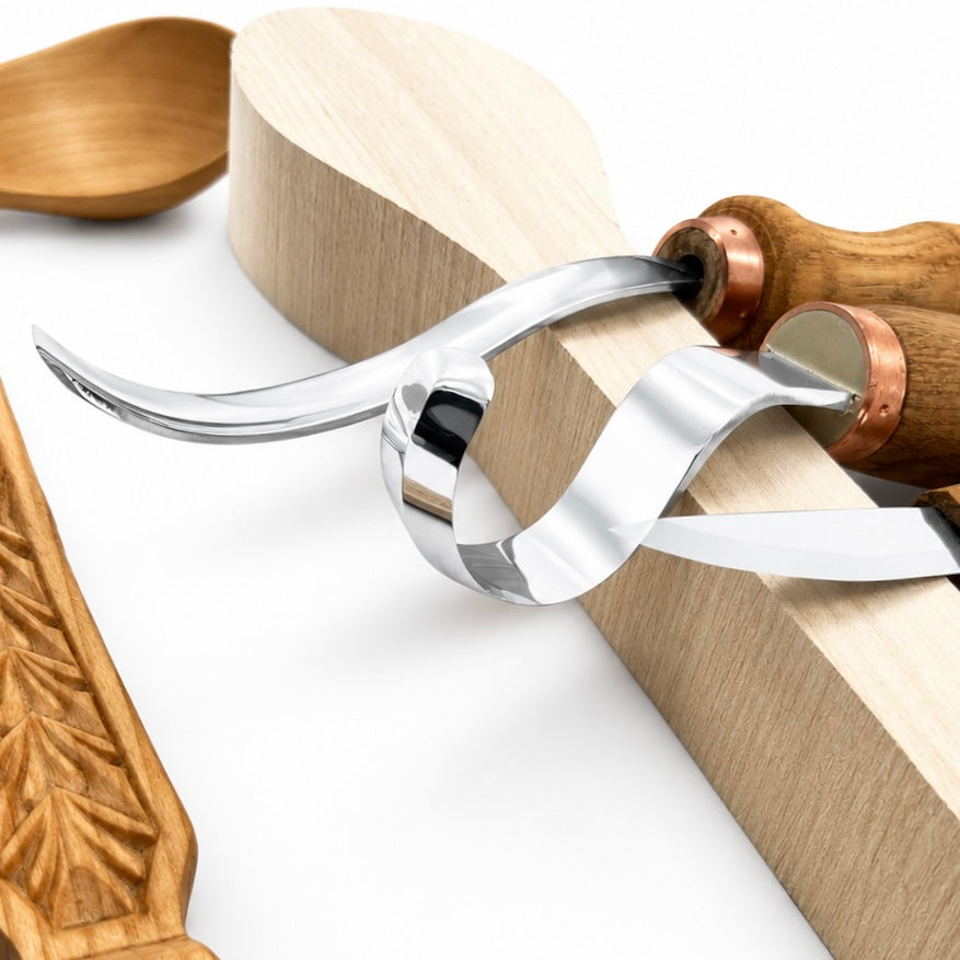 STRYI Profi 3-Piece Spoon Carving Set for Wood Carving Tool Kit