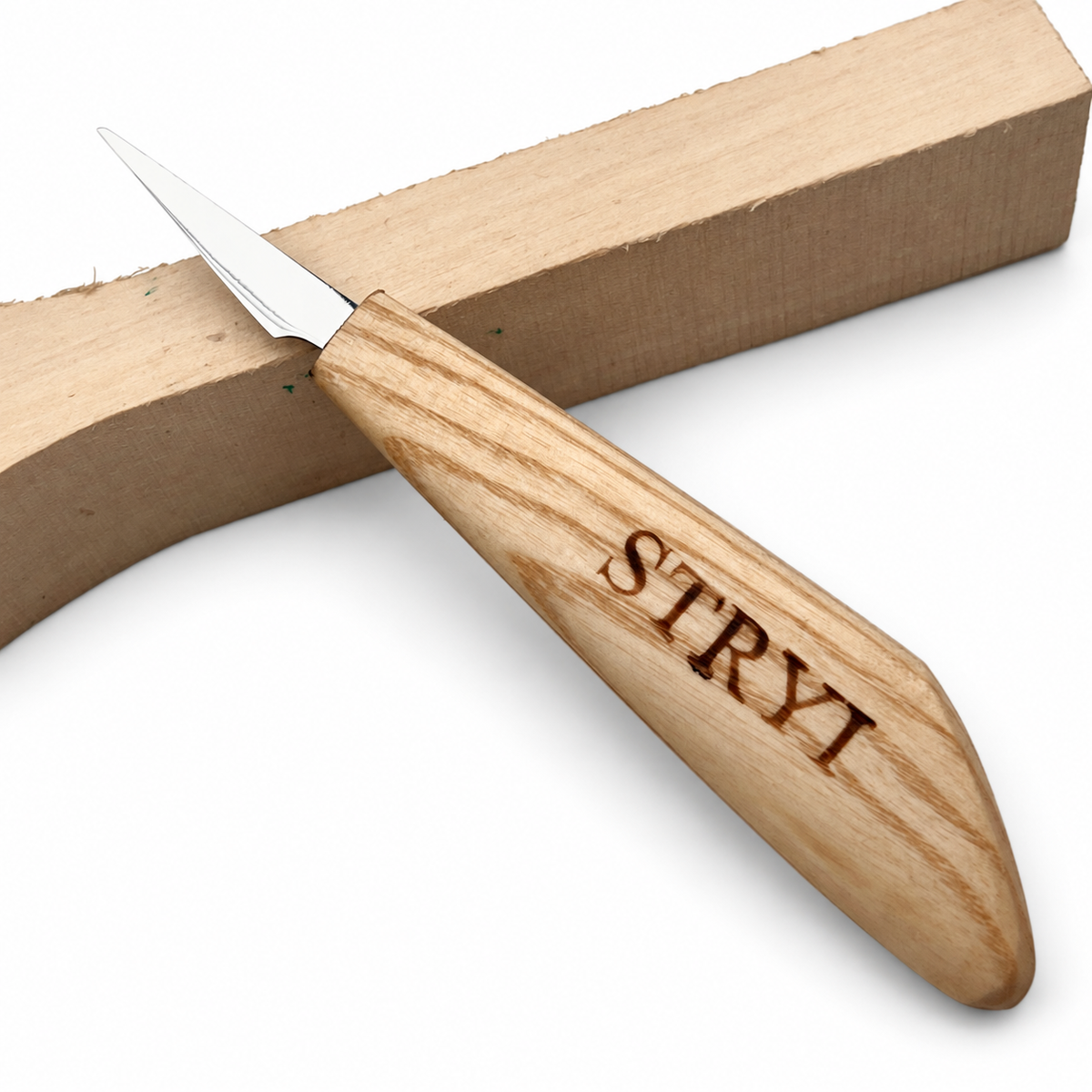 Wood Carving Knife , 40mm Blade, Detail Knife STRYI Profi — for Woodcarving