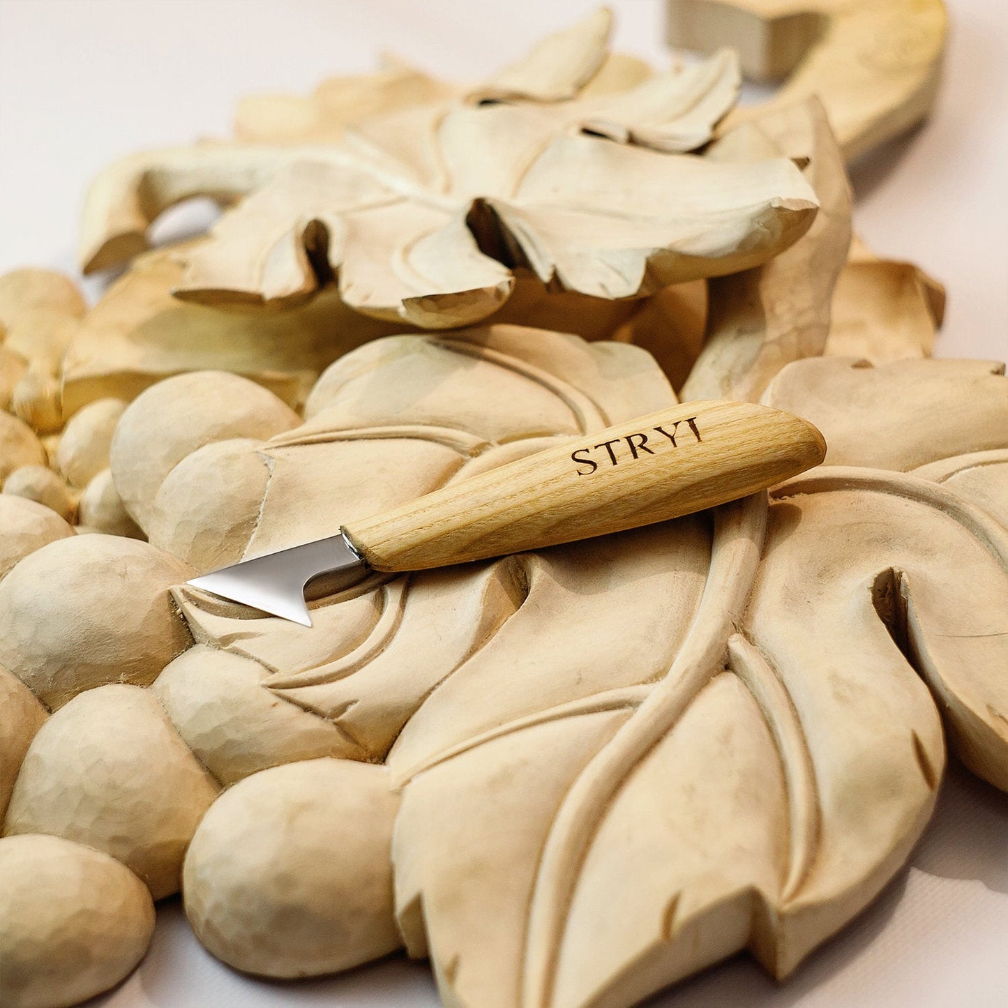 STRYI Profi 1.4 in (35mm) Relief Knife for Wood Carving Knife