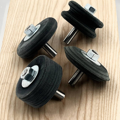 Convex Leather Stropping Wheel – Razor Sharpness for Gouges Without the Risk of Overheating Steel