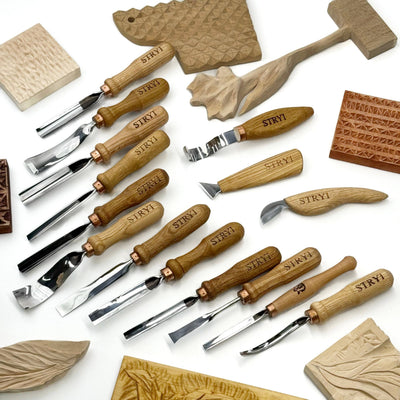 15-Piece Wood Carving Chisel Set | Versatile Carving Set