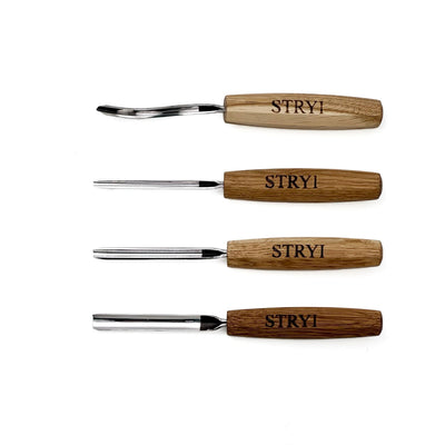 4-Piece Compact & Lightweight Wood Carving Set for Beginners