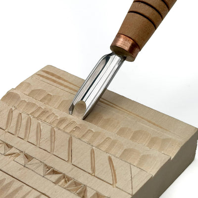 Chip Carving Set, 7-Piece STRYI Profi Kit for Volumetric Relief Carving