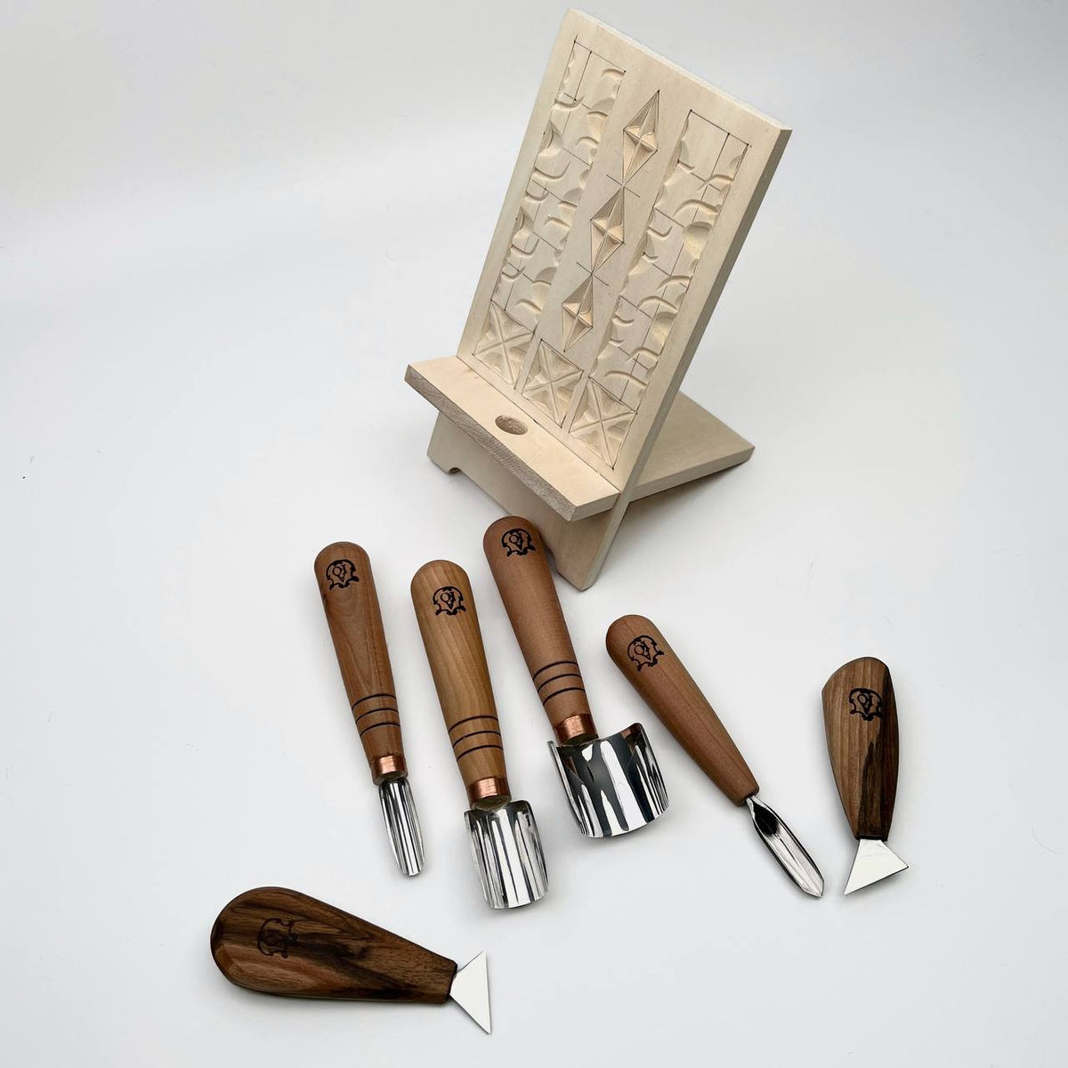 DIY Masterpiece: Premium Phone Stand Woodcarving Set (AY Signature Series)