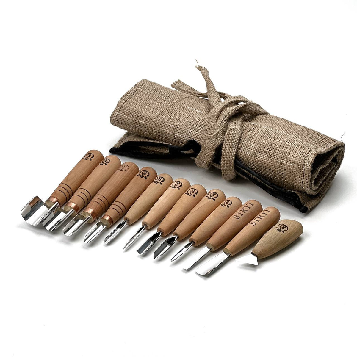 Basic set for woodcarving, Chip carving kit,  Profi, Chip carving tools, Chip carving knives