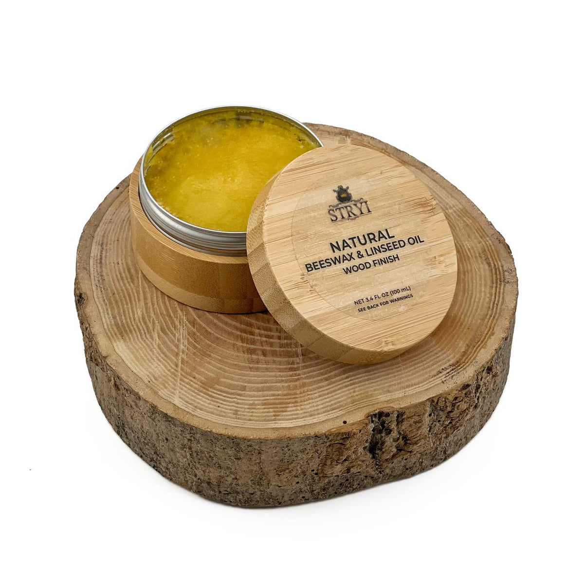Natural Wood Wax STRYI Finish for Protecting Handmade Items