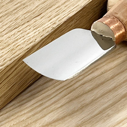 Short wood carving tools, sloping gouge STRYI-AY Profi, Relief carving tools