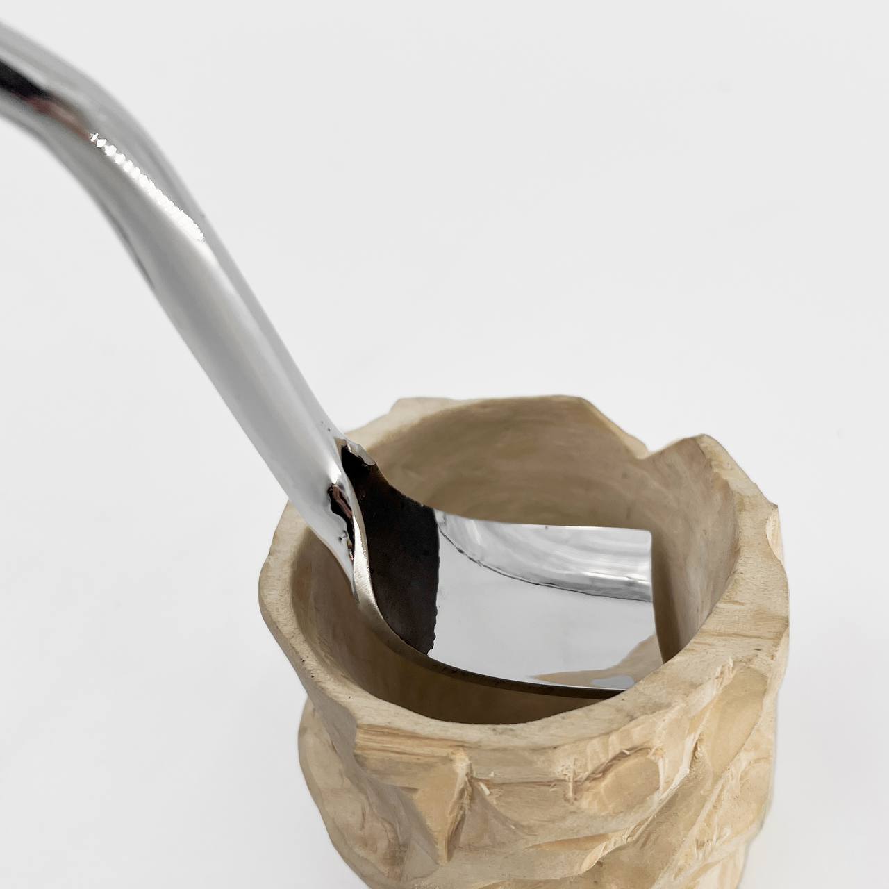 STRYI Profi Large Bent Gouge for Kuksa, Bowl and Deep Carving