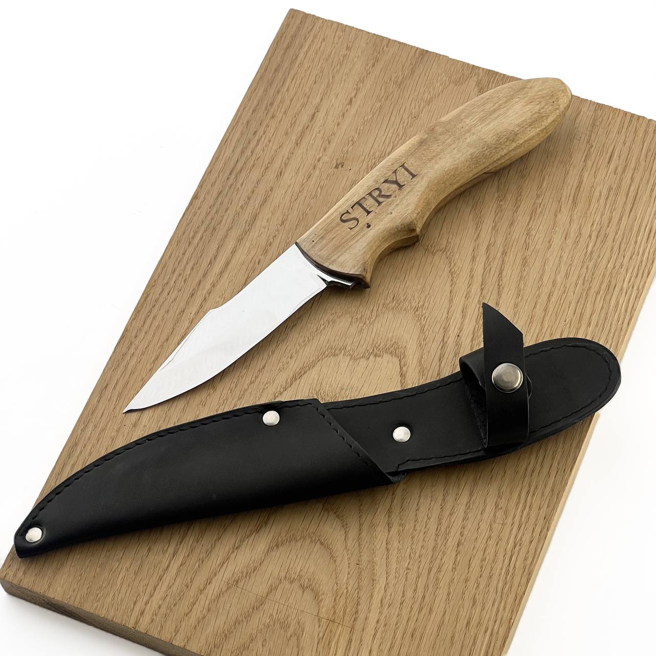 Camp knife STRYI, Green Woodworking Knife, , Outdoor knife