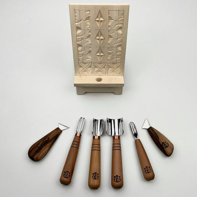 DIY Masterpiece: Premium Phone Stand Woodcarving Set (AY Signature Series)
